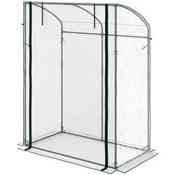 Växthus, 128x70x170 cm, Transparent
