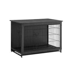 Hundbur, 98x65x68 cm, Svart