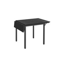 Matbord, 78x120x76,2 cm, svart