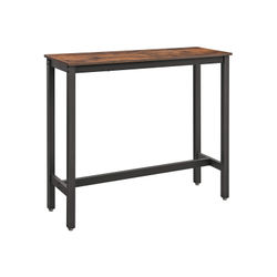Barbord, 120x40x100 cm, Brun Svart