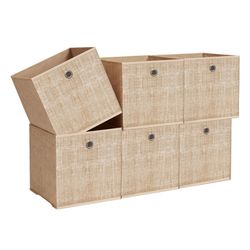 Förvaringslåda, 30x30x30 cm, Beige