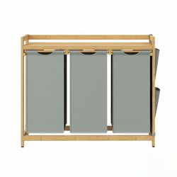 Tvättkorg, 94x33x78 cm, Grå