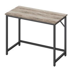 Skrivbord, 100x50x75,5 cm, Greige-Svart