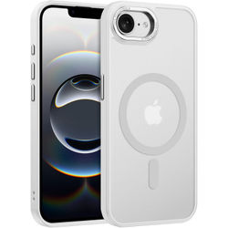 iPhone 16e - Magsafe Matteret Cover i flere farver - HVID