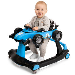 Sun Baby Gåstol til baby 3i1 Formel 1, blå, 6-12 mdr, op til 12 kg