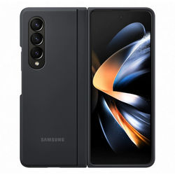 Original Galaxy Z Fold 4 Deksel Slim Standing Cover Svart