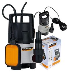 Dränkbar smutsvattenpump 400 W 7500 L/H