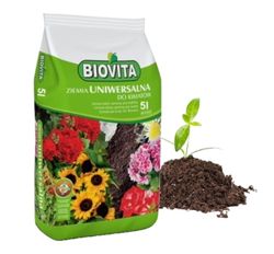 Universal havejord 5,5-6,5 pH til blomster 5 l