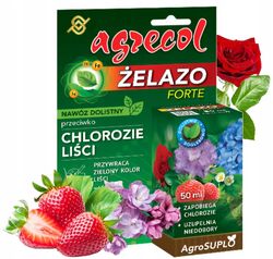 Interventionsbladgödsel för växter 50 ml Järn Forte mot kloros