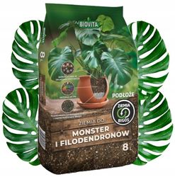 Jord för Monstera och Filodendron Bigos 8L professionell jord