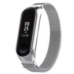 Smartband OEM Lux podómetro + frecuencia cardíaca Plata