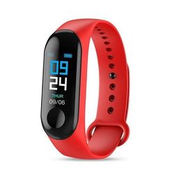 Smartband OEM M3, Notificaciones de llamadas y SMS Rojo