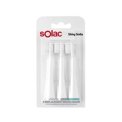 Cepillo de dientes eléctrico Solac AD4000 Cabezales Shiny Smile Blanco