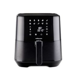 Friedora de Aire XL Mellerware Crunchy! Plus XL1500W 5,5L 10 Programas Predefinidos Air Fryer 80-200ºC Negro