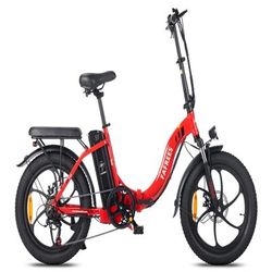 Bicicleta Eléctrica Fafrees F20 Motor 250W Batería 576WH 70KM Roja