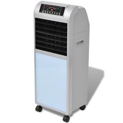 Enfriador de Aire vidaXL 120 W 8 L 385 m³/h, Blanco