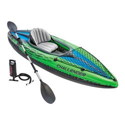 Kayak hinchable Intex challenger k1 & 1 remo - 274 x 76 x 33 cm