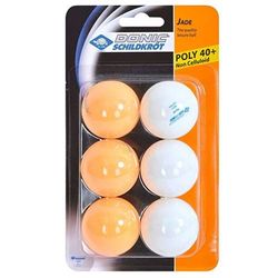 Blister 6 Pelotas Jade Blanco Amarillo Donic Schildkrot