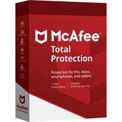 McAfee Total Protection - 3 dispositivos - 1 año de RENOVACIÓN - Descarga