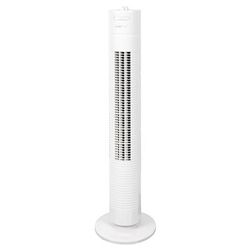 Ventilador Torre Clatronic TVL 3770, 3 Velocidades, Oscilante, Programable Blanco