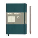 Libreta Leuchtturm Paperback B6 Líneas Tapa blanda Verde pacífico