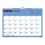 Calendario de pared 2023 Miquelrius A4 con espacio para anotar Chromat