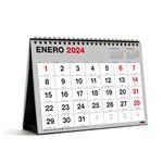 Calendario de mesa 2024 Miquelrius Basic A5 Números grandes