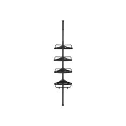 Duschhylla, 35x25x85-305 cm, Vit