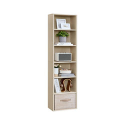 Bokhylle, 40x24x178,5 cm, Beige