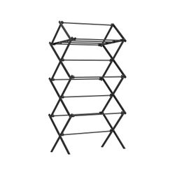 Klesstativ, 37x75x135,1 cm, Svart