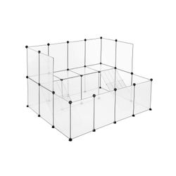 Kjæledyrbur, 143x108x92 cm, Hvit