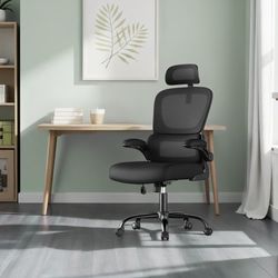 Kontorsstol, 64x71,5x116-135 cm, Svart