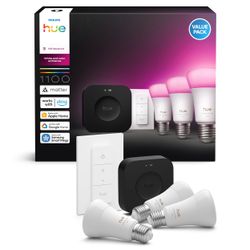 Philips Hue Startpaket, White and Color Ambiance, E27