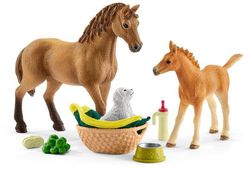 Schleich Horse Club 42432 - Sarah dyrepleje baby sæt