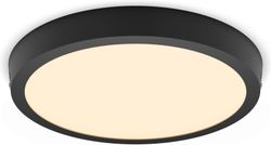 Philips Magneos DL252 -takplafond, rund, svart, 1900 lm, 2700K