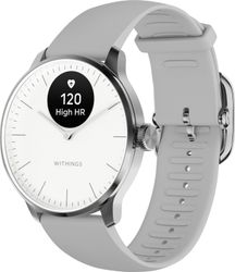 Withings Scanwatch Light -smartur, 37 mm, hvid / grå.
