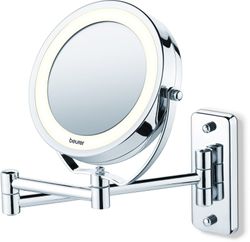 Beurer BS 59 sminkspegel med LED-belysning och förstoringsspegel, 11 cm