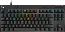 Logitech G Pro X TKL RAPID -trådad spelkeyboard, svart