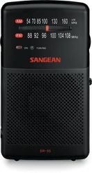 Sangean SR-35 lytte-radio, sort