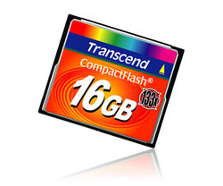 Transcend 16GB CompactFlash 133x hukommelseskort