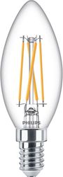 Philips Warm Glow LED-lys, E14, 2200-2700 K, 340 lm, dæmpbar, klar overflade
