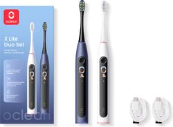 Oclean X Lite Smart Sonic Duo Set - eltandbørste, grå og blå