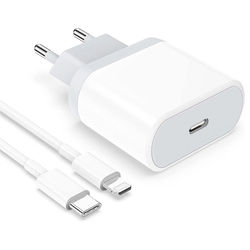 Snabbladdare iPhone Type-C Lightning 20W