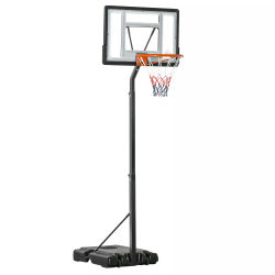 basketballstativ, transportabelt og højdejusterbart 260-310 cm