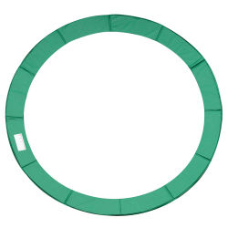 Trampolin Kantafdkning, Grn, 15 mm tyk polstring, Passer til 366cm trampolin, Polyester