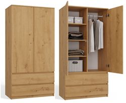 Malwa SS-90 håndværksgarderobe i egetræ