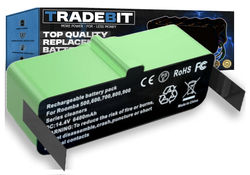 iRobot Roomba batteriopsamler 6000mAh til model 890, 891, 895, 899, 960, 965, 980, 986