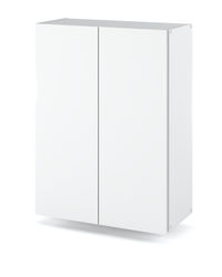 Væghængt badeværelsesskab hvid 60 cm badeværelsessøjle badeværelsesmøbel