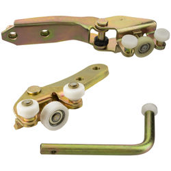 VW T4 90-04 skjutdörrsvagn ÖVERST + MITTEN + NEDERST (kort arm) 3-DELARS SET
