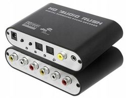 Dekoder OPTISK TOSLINK SPDIF 5.1 ANALOG AC3/DTS